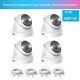 Zosi 4pk 4k Poe Wired Security Ip Dome Camera Kit Ai Detect Color Night Vision