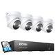 Zosi 8ch 4k Nvr 8mp Poe Security Remote View Camera System Instant Alert 2tb Hdd